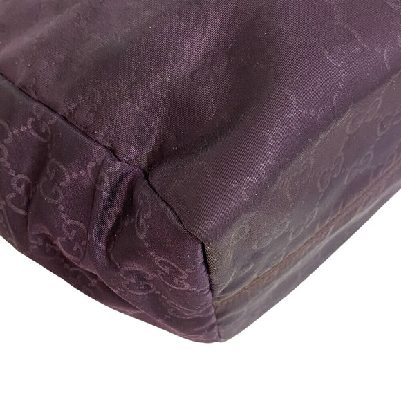 Gucci GG patterned tote bag shoulder laptops Purple - Picture 4 of 11